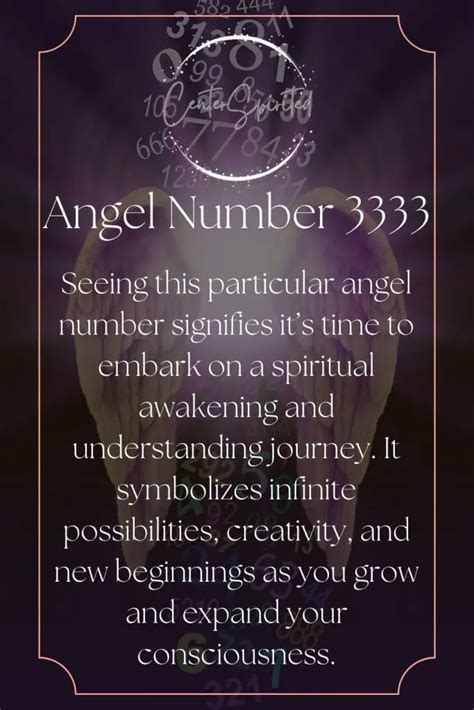Angel Number 3333 .